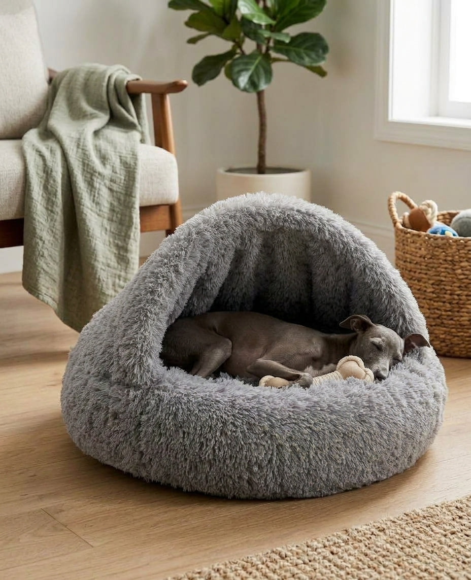Cuccia a Grotta per Cani e Gatti Snuggles Cove™
